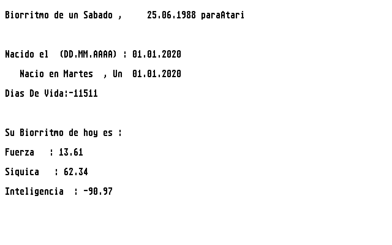 Biorritmo — screenshot 1